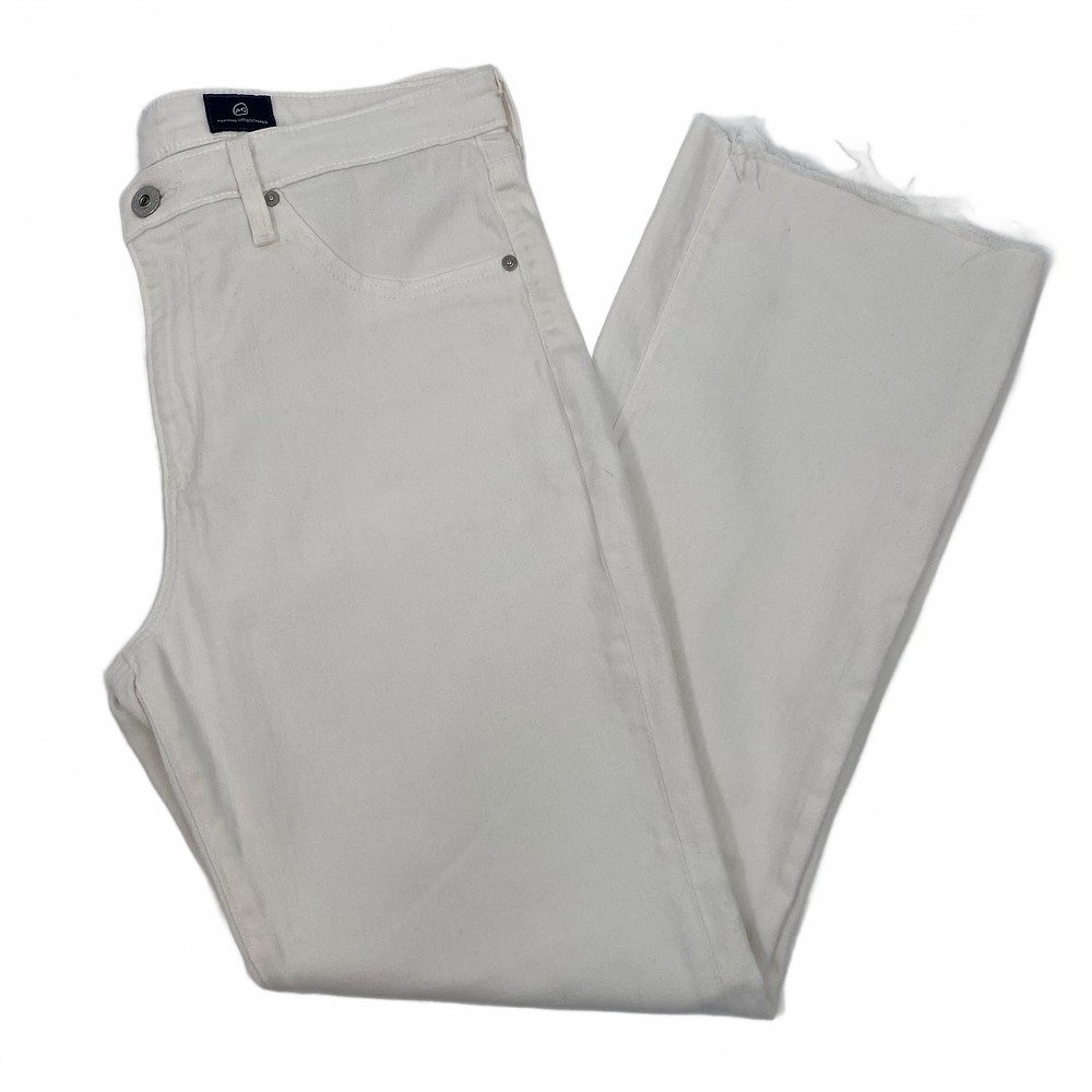 AG Adriano Goldschmied White Jodi Crop Jeans | Regular 30 in United States